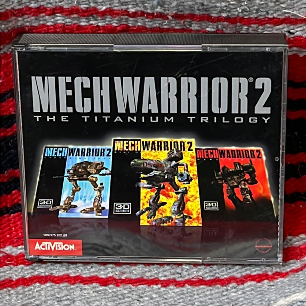 RARE MECHWARRIOR 2 The Titanium Trilogy Activision PC Games (3 Disks)
